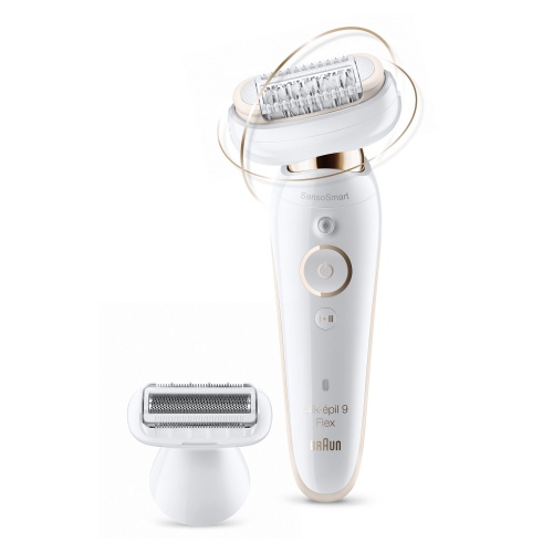 Braun Silk-epil 9 Flex 9-9002 Epilator, Gold/White