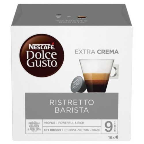 Nescafe Dolce Gusto Ristretto Barista Coffee, 16 capsules