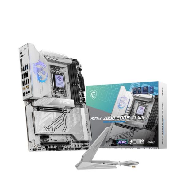 Mainboard|MSI|Intel Z890|LGA1851|ATX|Memory DDR5|Memory slots 4|1xPCI-Express 1x|2xPCI-Express 16x|5xM.2|1xHDMI|1xAudio-In|1xAudio-Out|1xUSB 2.0|4xUSB 3.0|4xUSB 3.1|1xUSB-C|1xOptical S/PDIF|1xRJ45|2xThunderbolt|MPGZ890EDGETIWIFI