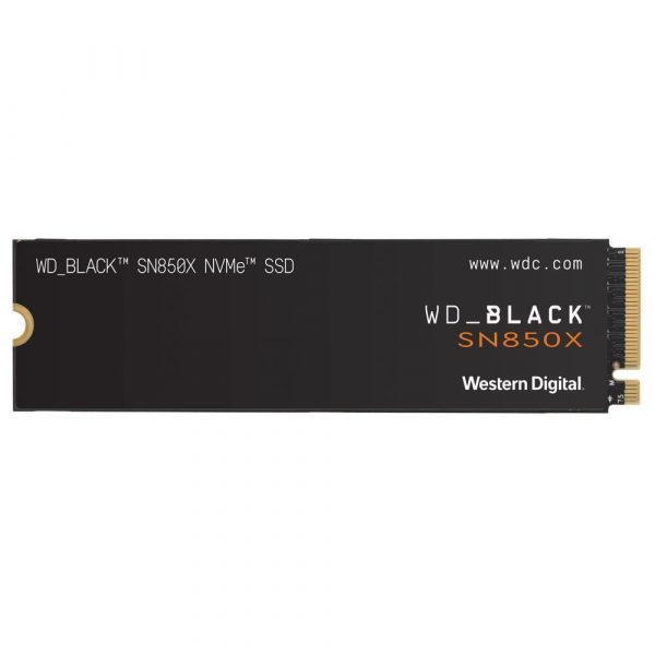 SSD|WESTERN DIGITAL|Black SN850X|1TB|M.2|PCIE|NVMe|Write speed 6300 MBytes/sec|Read speed 7300 MBytes/sec|2.38mm|TBW 600 TB|WDS100T2XHE