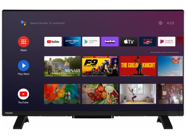 TV Set|TOSHIBA|32"|Smart/HD|1366x768|Wireless LAN|Bluetooth|Android TV|Black|32WA2363DG
