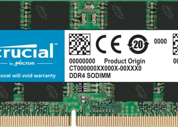 NB MEMORY 8GB PC25600 DDR4/SO CT8G4SFRA32A CRUCIAL