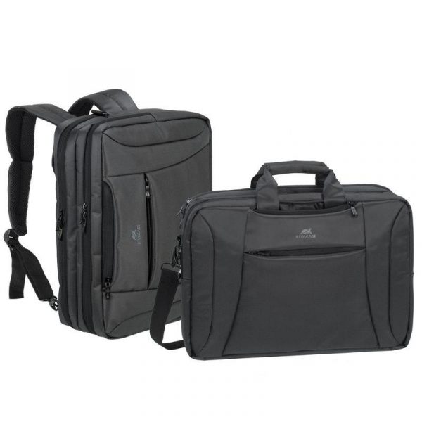 NB BACKPACK /BAG CENTRAL 15.6"/8290 CHARCOAL/BLACK RIVACASE