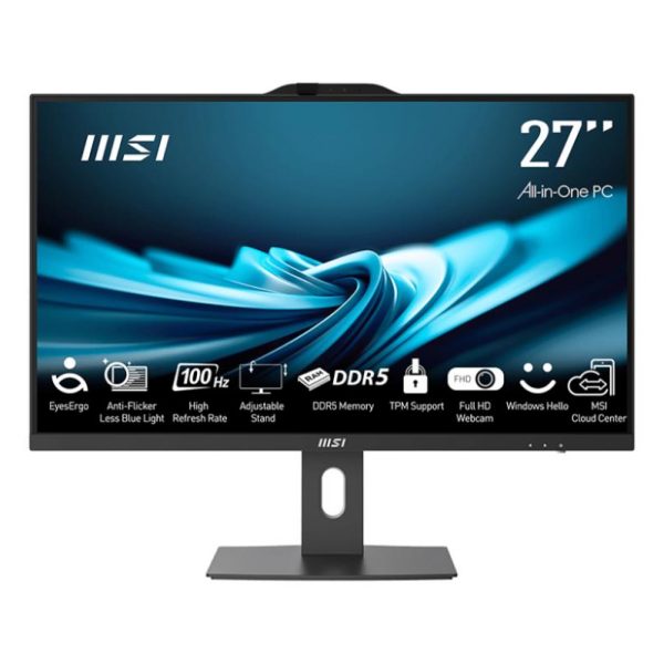 Monoblock PC|MSI|PRO|AP272P 14M|Business|All in One|CPU Core i5|i5-14400|2500 MHz|Screen 27"|RAM 16GB|DDR4|3200 MHz|SSD 512GB|Graphics card Intel UHD Graphics|Integrated|Windows 11 Pro|Colour Black|PROAP272P14M-496EU