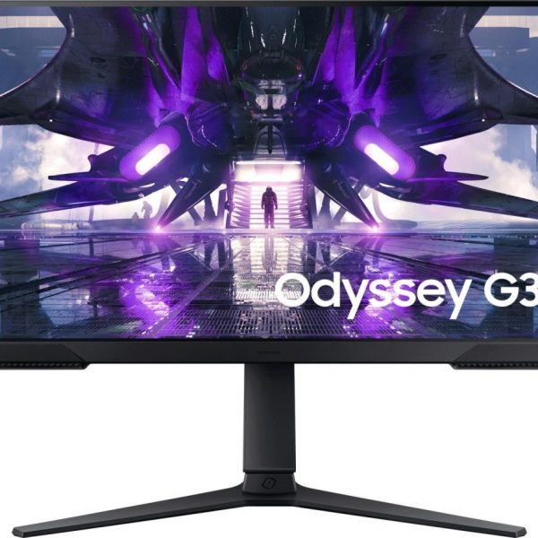 LCD Monitor|SAMSUNG|LS24AG322NUXEN|24"|Gaming|Panel VA|1920x1080|16:9|165 Hz|Matte|1 ms|Swivel|Pivot|Height adjustable|Tilt|Colour Black|LS24AG322NUXEN