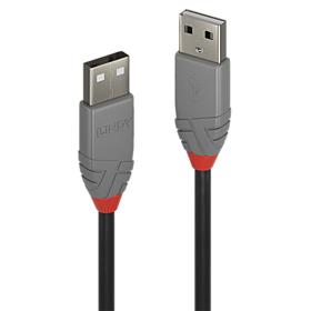 CABLE USB2 A-A 0.2M/ANTHRA 36690 LINDY