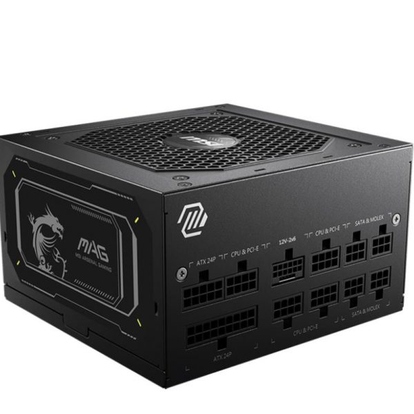 Power Supply|MSI|MAG A750GL PCIE5 II|750 Watts|Efficiency 80 PLUS GOLD|PFC Active|MAGA750GLPCIE5II