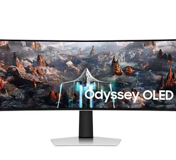 Monitor|SAMSUNG|Odyssey OLED G9 G93SC|49"|Gaming/Curved|Panel OLED|5120x1440|32:9|240Hz|0.03 ms|Height adjustable|Tilt|Colour Silver|LS49CG934SUXEN