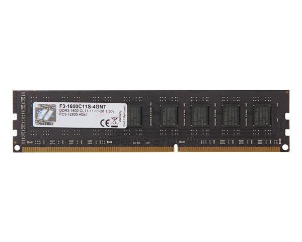 MEMORY DIMM 4GB PC12800 DDR3/F3-1600C11S-4GNT G.SKILL