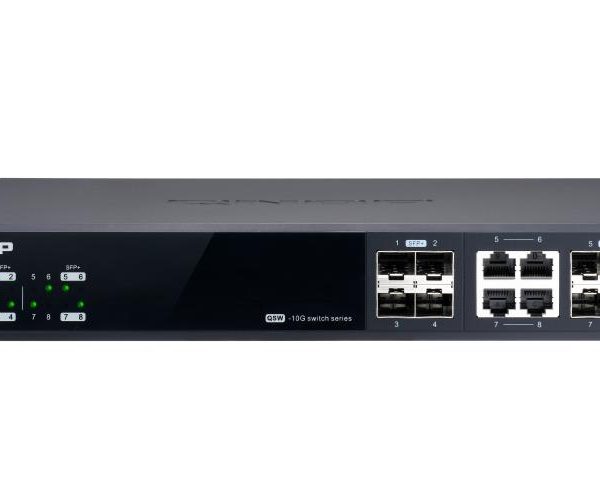 Switch|QNAP|QSW-M804-4C|Type L2|8x10Base-T / 100Base-TX / 1000Base-T|4x10/100/1000BASE-T/SFP combo|4|QSW-M804-4C