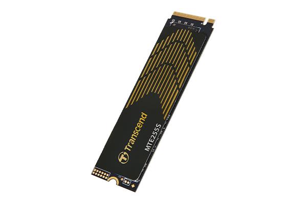 SSD|TRANSCEND|1TB|PCIe Gen4|NVMe|NAND flash technology 3D NAND|Write speed 5200 MBytes/sec|Read speed 7400 MBytes/sec|Form Factor M.2|TBW 600 TB|MTBF 200000 hours|TS1TMTE255S