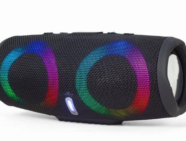 Portable Speaker|GEMBIRD|Black|Portable/Wireless|1xAudio-In|1xUSB 2.0|1xMicroSD Card Slot|Bluetooth|SPK-BT-LED-02