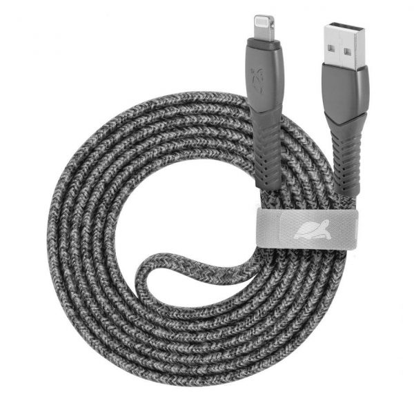 CABLE USB-A TO LIGHTNING 1.2M/GREY PS6108 RIVACASE