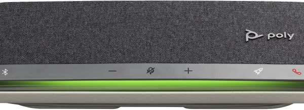 Poly Sync 40 MS Teams Wireless Speakerphone, Bluetooth, USB-A/USB-C, Silver
