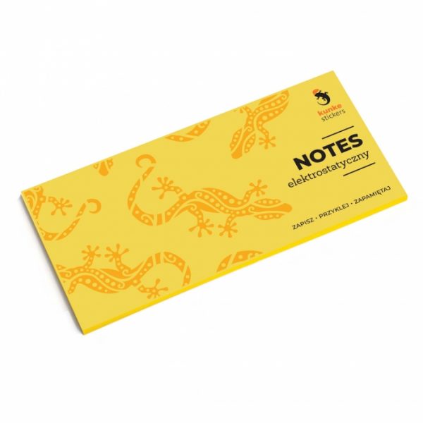 Magnētiskās lapiņas PANTA PLAST, 100 gab., dzeltenā krāsā, 16×7,7 cm