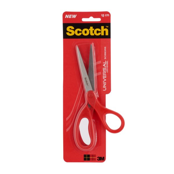 Scotch™ universālās šķēres, sarkanas, 18 cm