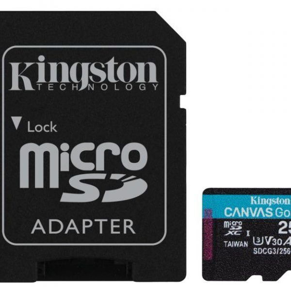 MEMORY MICRO SDXC 256GB UHS-I/W/ADAPTER SDCG3/256GB KINGSTON