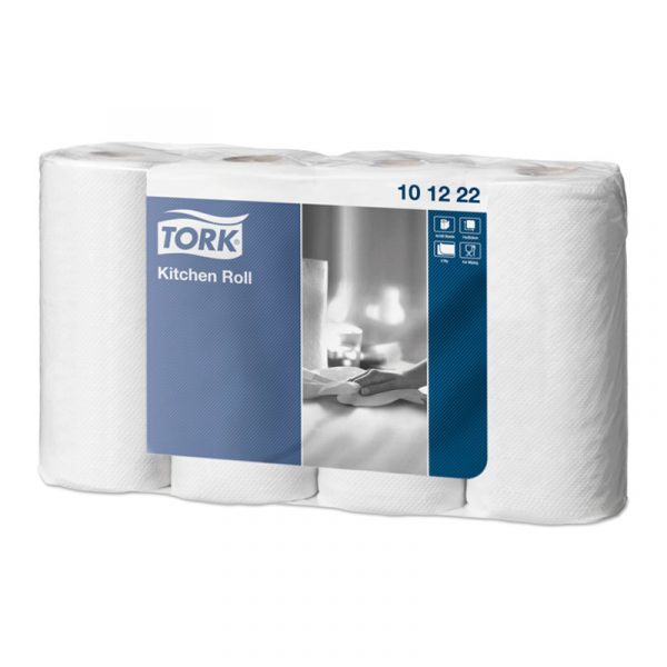 Roku dvieļi TORK Advanced Kitchen, 2 sl., 120 lapiņas rullī, 20.6 cm x 16.8 m, baltā krāsā, 4 gab./iepak.