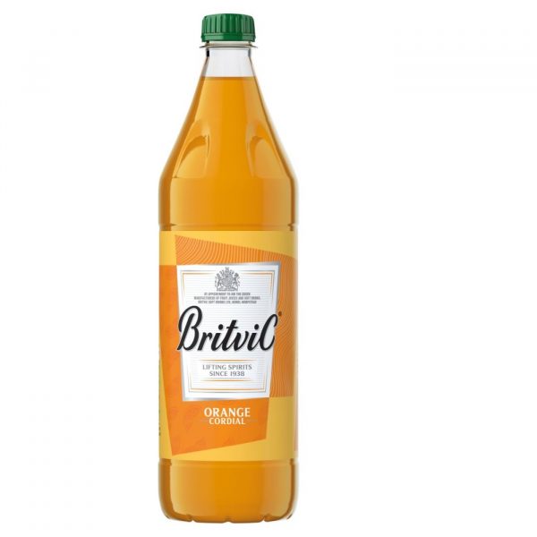 Sīrups BRTIVIC Cordial Orange, PET, 1l (DEP)