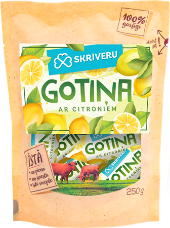SKRĪVERU Gotiņa ar citroniem 250g