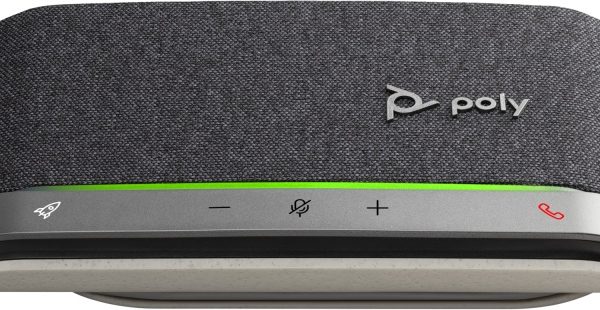 Poly Sync 20 Wireless Speakerphone, Bluetooth, USB-C, Silver