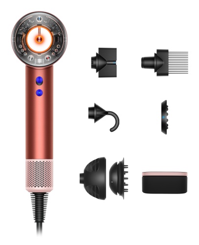 Dyson HD16 Supersonic Nural Plaukų džiovintuvas, Strawberry/Bronze