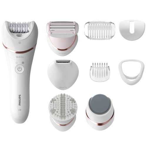 Philips 8000 Series BRE740/10 Epilator, White