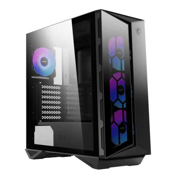 Case|MSI|MPG GUNGNIR 110R|MidiTower|Case product features Transparent panel|Not included|ATX|MicroATX|MiniITX|Colour Black|MPGGUNGNIR110R