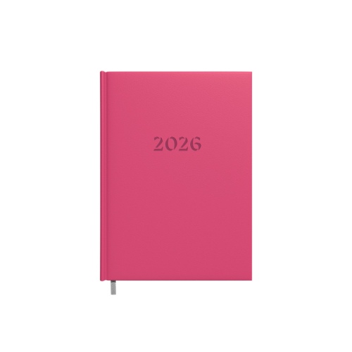 Planning notebook calendar 2026 A5 Raspberry Red