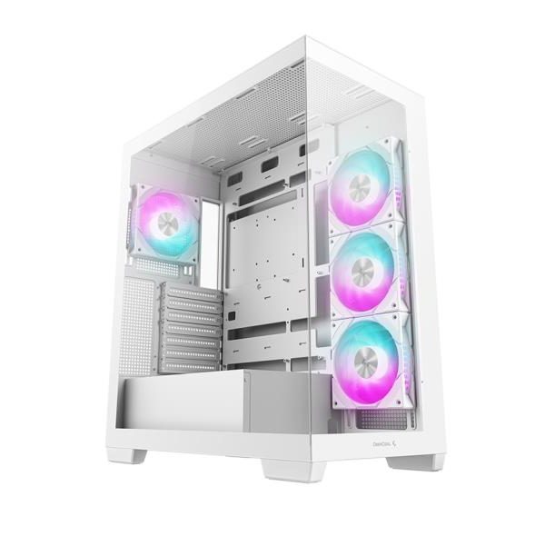 Case|DEEPCOOL|CG580 4F WH|MidiTower|Case product features Transparent panel|Not included|ATX|MicroATX|MiniITX|Colour White|R-CG580-WHADA4-G-1