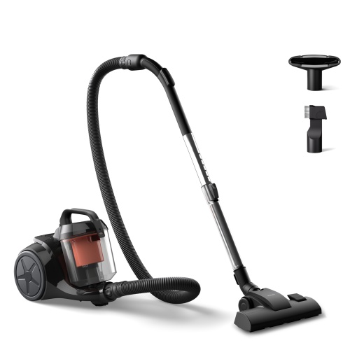 Philips 1000 Series XB1142/10 PowerCyclone 3 Vacuum Cleaner, Black/Coral
