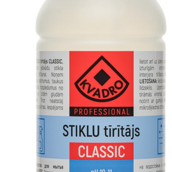 KVADRO Stiklu tīrīšanas līdzeklis CLASSIC, 1l