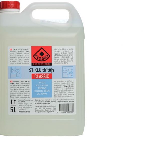 Stiklu tīrītājs KVADRO, koncentrāts, 5l