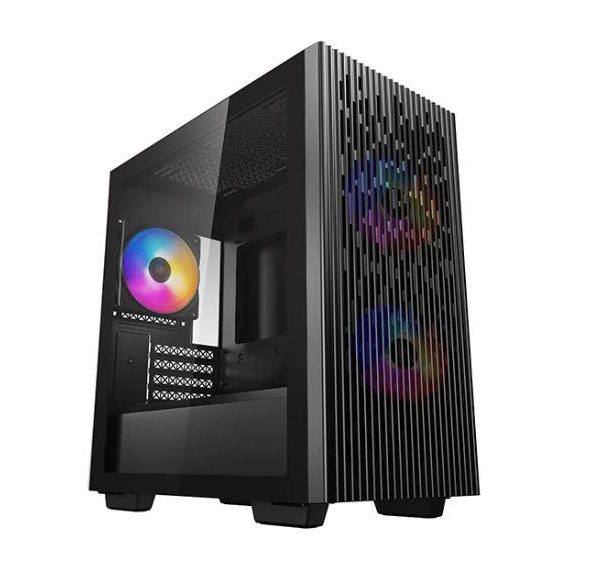 Case|DEEPCOOL|MATREXX 40 3FS|MiniTower|Case product features Transparent panel|Colour Black|DP-MATX-MATREXX40-3FS
