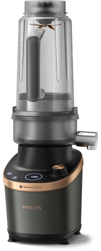 Philips Flip&Juice HR3770/00 Blender with juicer module, 1500 W, Black/Copper
