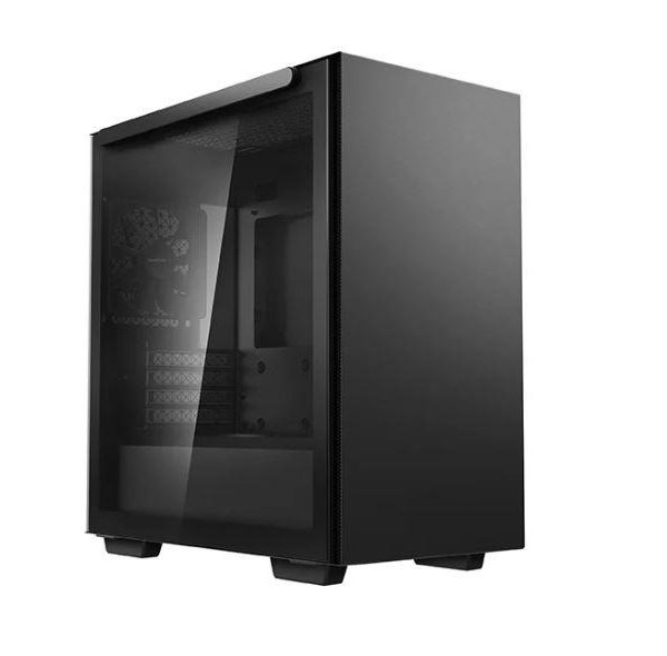 Case|DEEPCOOL|MACUBE 110|MiniTower|Case product features Transparent panel|Not included|R-MACUBE110-BKNGM1N-G-1
