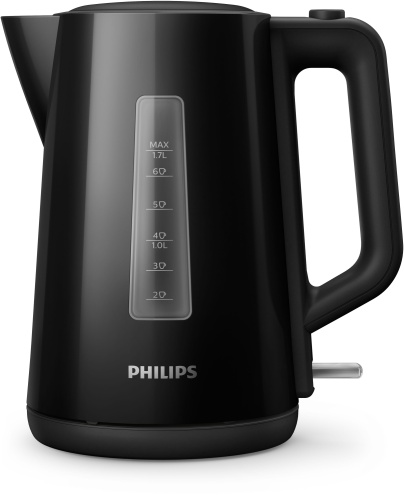 Philips 3000 Series HD9318/20 Electric Kettle, 1.7 L, 2200 W, Black