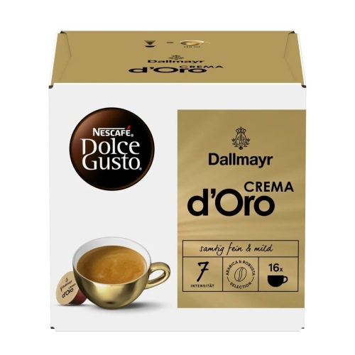 Nescafe Dolce Gusto Dallmayr CREMA d'Oro Coffee, 16 capsules
