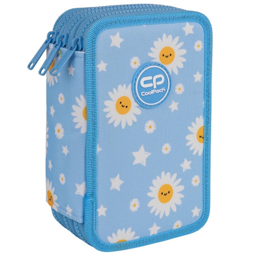 Triple decker pencil case with equipment CoolPack Jumper 3 DAISY SUN
