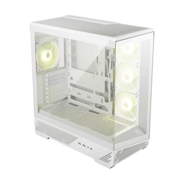 CASE MIDITOWER ATX W/O PSU/MAG PANO 130R PZ WHITE MSI