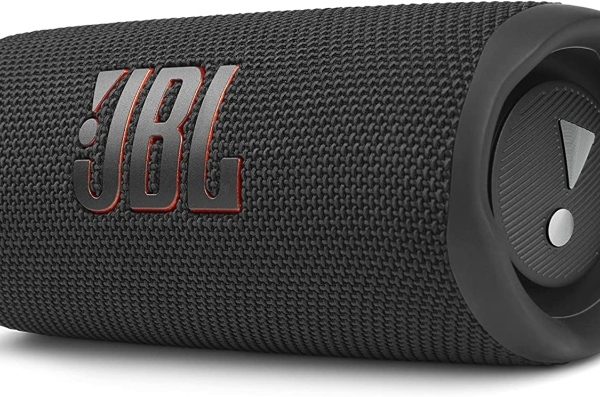 JBL Flip 6 Portable Speaker, Wireless, Bluetooth, Black (SPEC)
