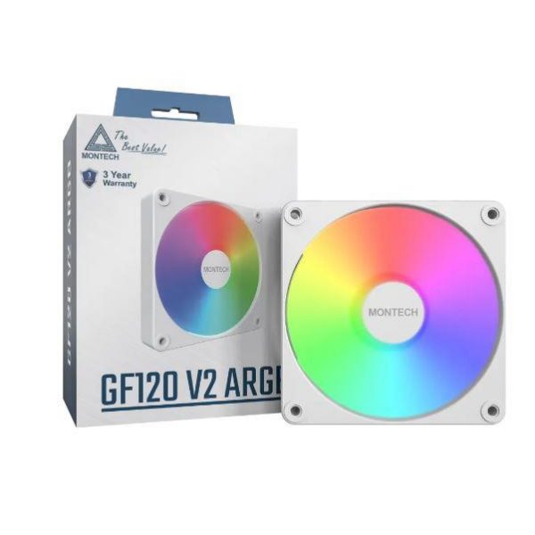 CASE FAN 120MM/GF120 V2 ARGB PWM (W) MONTECH