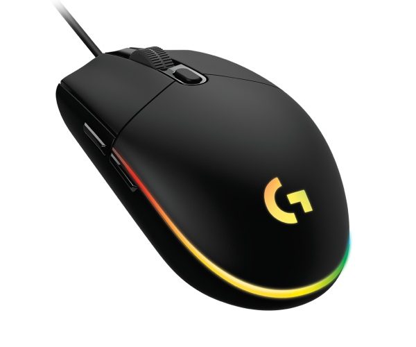 Logitech G102 LIGHTSYNC Wired Gaming Mouse, USB, 8000 DPI, Black (SPEC)