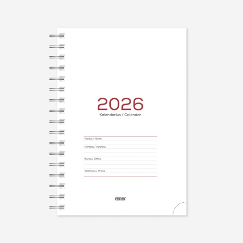 Supplement - calendar  Spirex Day A5 2026m.