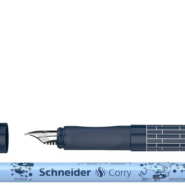 Tintes pildspalva SCHNEIDER ar maināmiem kārtridžiem Easy assorted