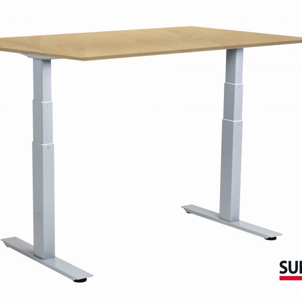 Regulējama augstuma rakstāmgalds SUN-FLEX  ADAPT VI,(600706+650906) 2 motors, bērza, 160x80 cm