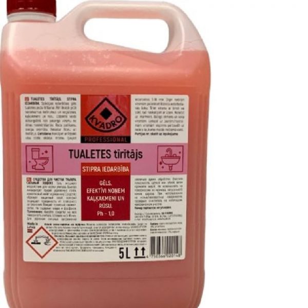 KVADRO PRO Tualetes tīrītājs, stipra iedarbība, 5l