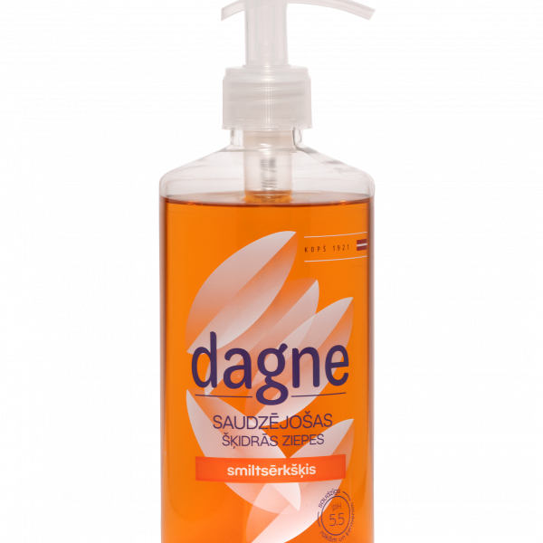 Šķidrās ziepes DAGNE Smiltsērkšķis, 500ml