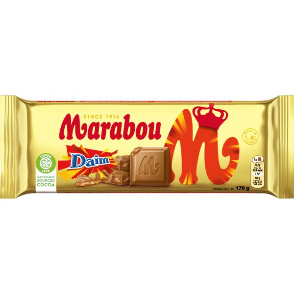 Piena šokolāde MARABOU Daim, 170 g