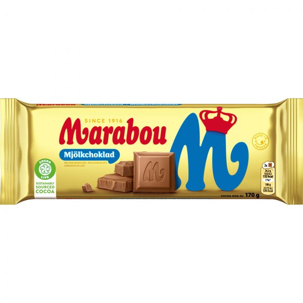 Piena šokolāde MARABOU, 170 g